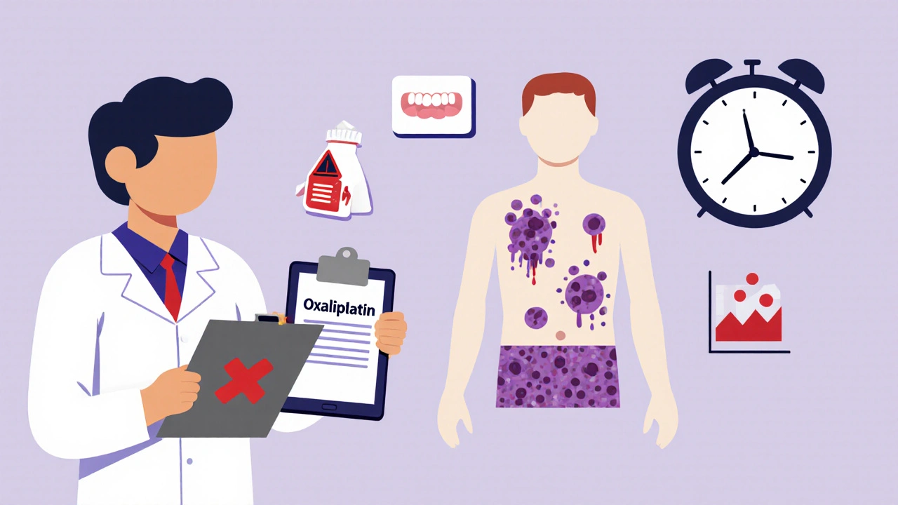 Doctor warning about a drug causing DIC with bleeding signs and dropping platelet count.