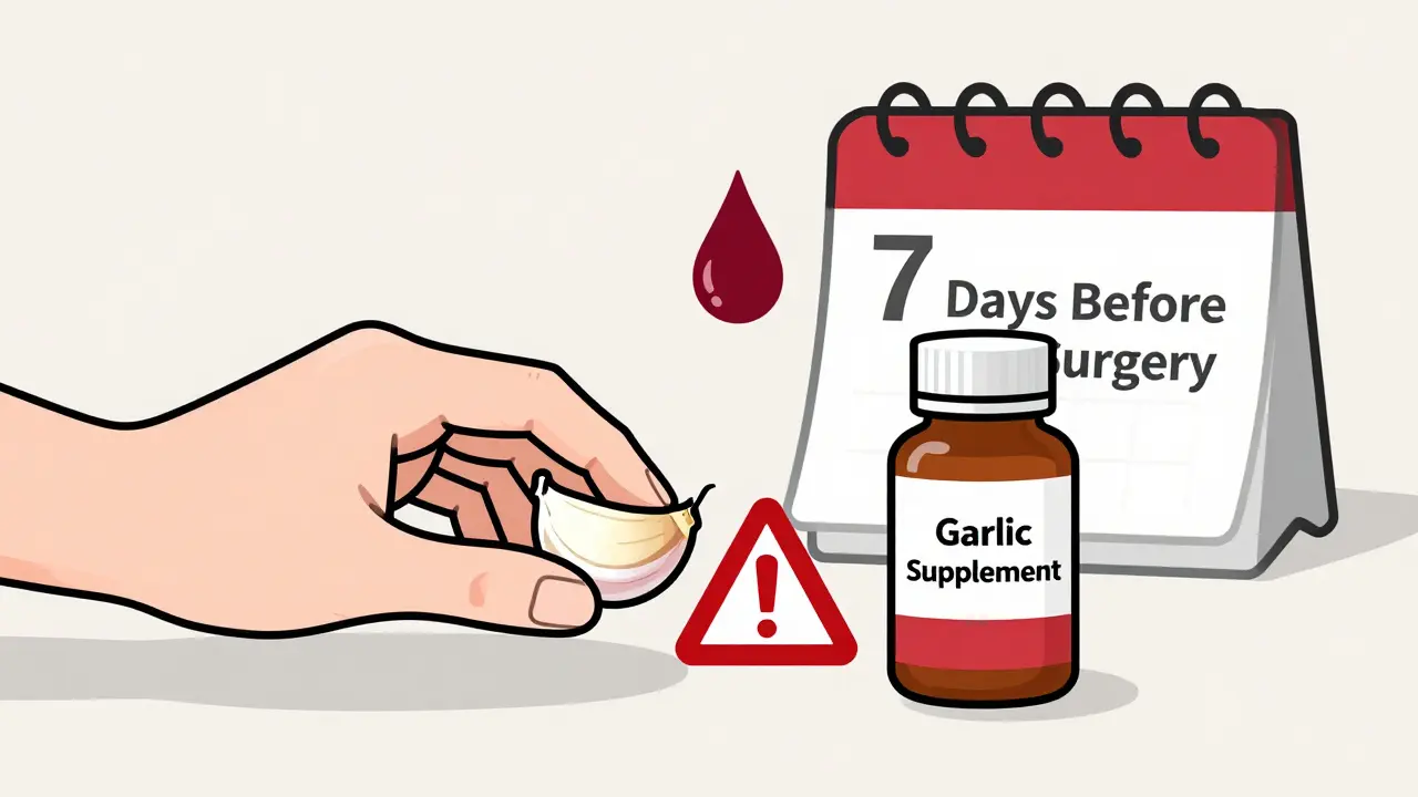 Garlic Supplements and Anticoagulants: What You Need to Know About Bleeding Risk