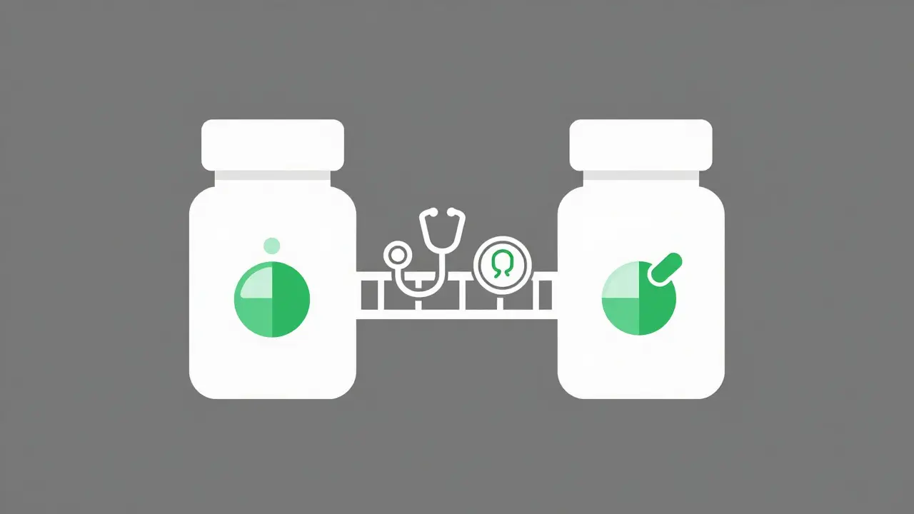 Abstract illustration of medical validation and trust